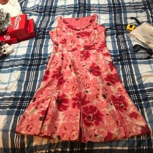 Ann Taylor silk floral dress